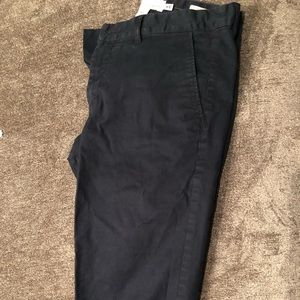 Black skinny khakis